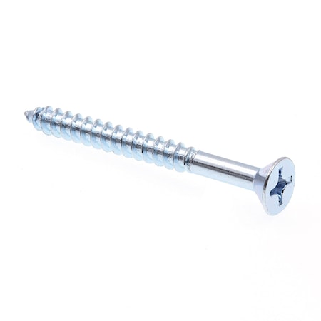 Wood Screw Flat Head Phillip Drive #14 X 2-1/2in Zinc Plated Steel 50PK